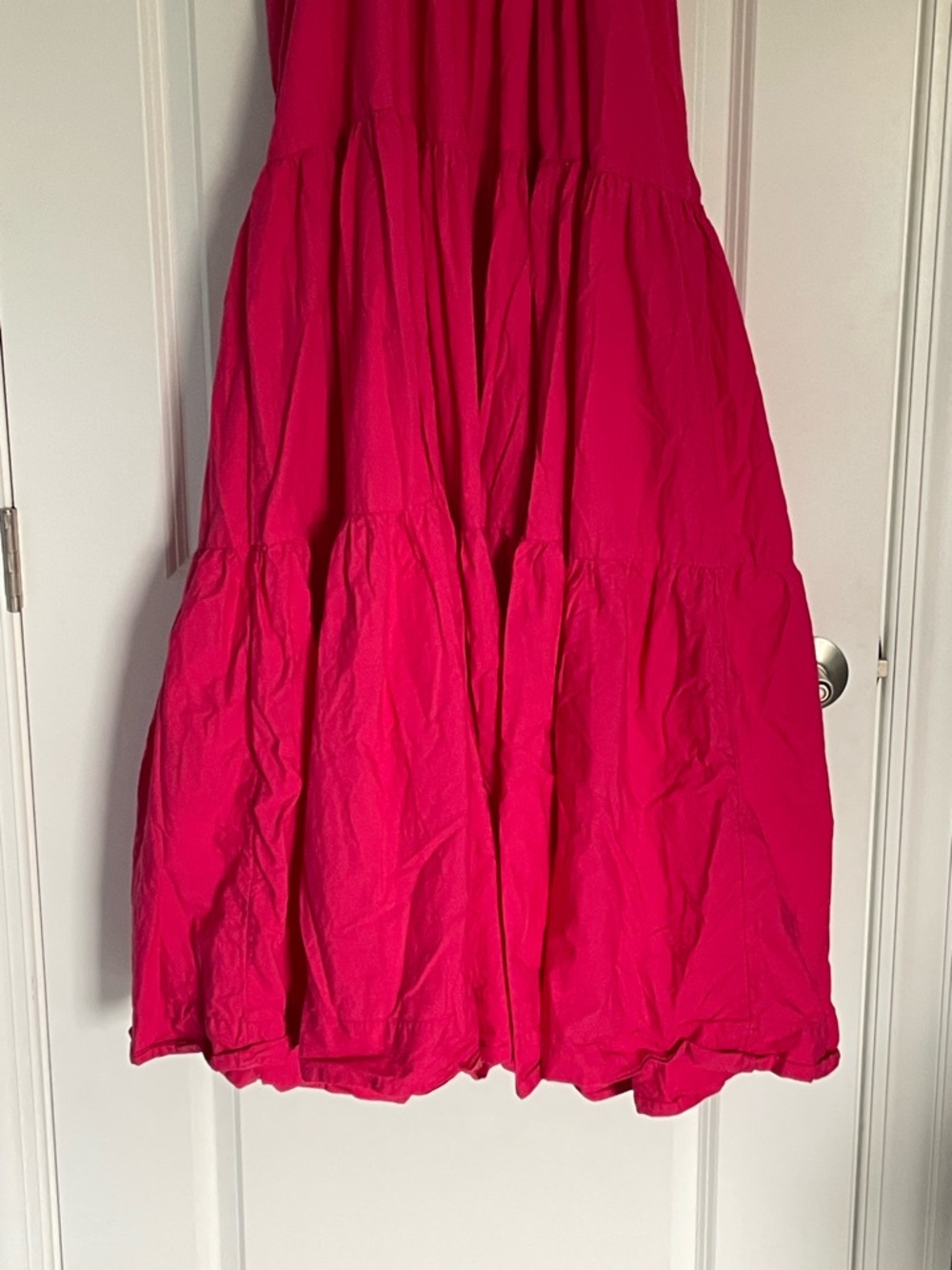 Free People Bluebell Solid Pink Cotton Maxi Dress Size Large 54438 - Picture 11 of 15